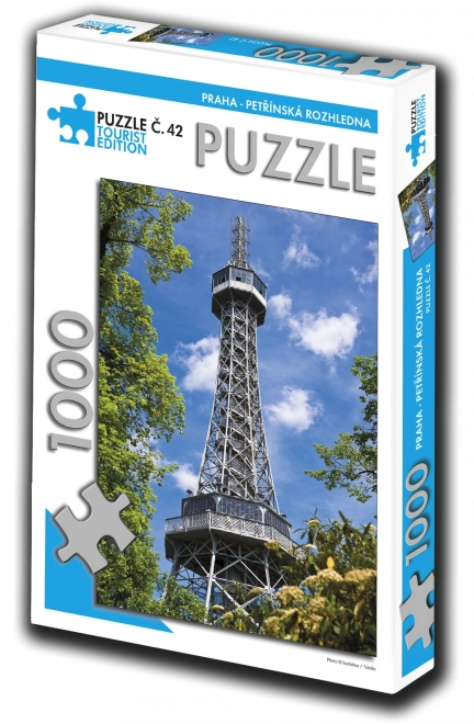 puzzle ediție turistică Petřínská Rozhledna 1000 piese