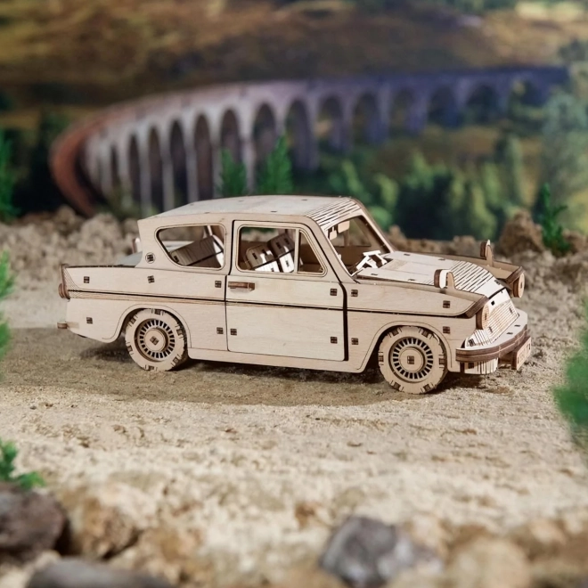 Puzzle mecanic din lemn 3D Harry Potter Ford Anglia