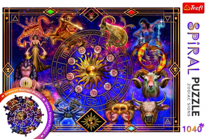 Puzzle în spirală TREFL Semnele zodiacului 1040 piese