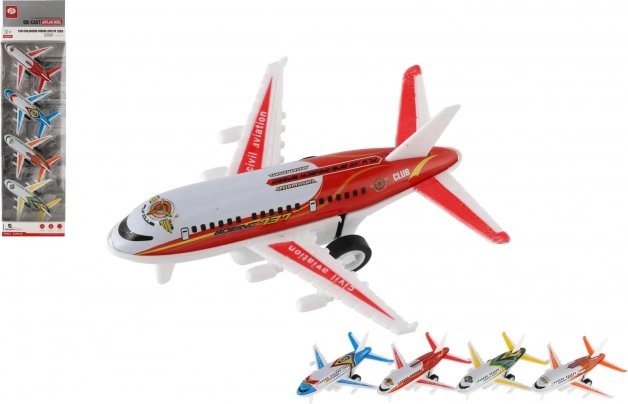 Set de avioane personale cu mecanism pull-back – 4 buc.