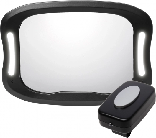 Oglindă cu iluminare LED, Negru