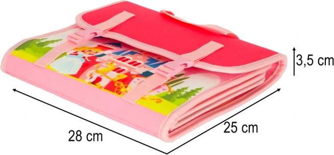 Rucsac senzorial Montessori roz pentru copii