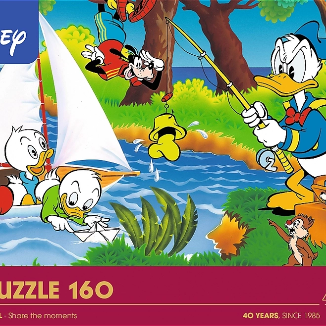 Puzzle Aventură la lac 160 piese