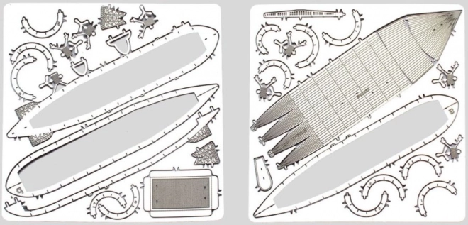 Puzzle 3D dirijabil Graf Zeppelin