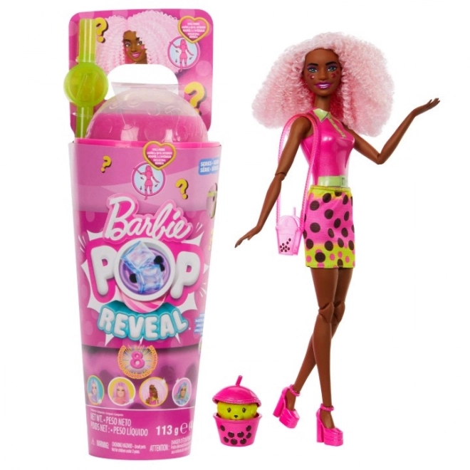 păpușă Barbie Pop Reveal Bubble Tea cu temă de afine