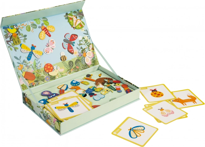 Puzzle magnetic cu animale CLASSIC WORLD