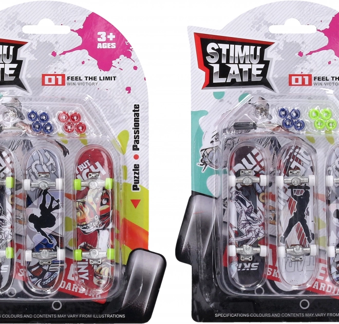 Set de 3 Fingerboard-uri 9,5 cm