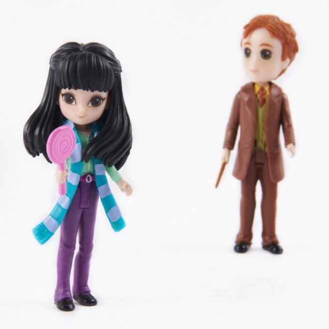 Figurine Harry Potter George și Cho cu accesorii