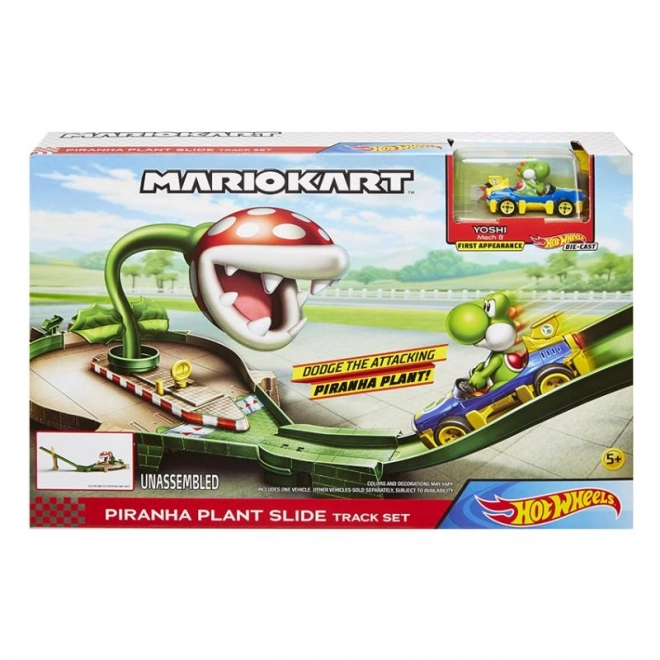 Drum de curse Mario Kart de la Hot Wheels