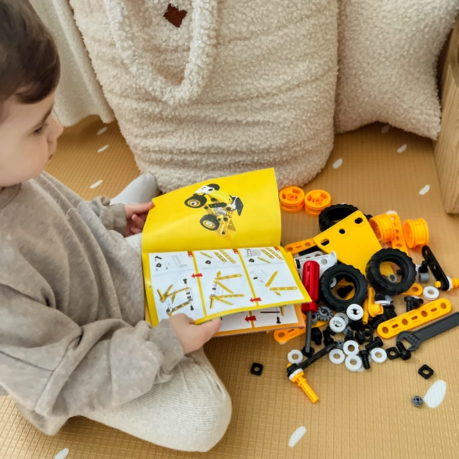 Set construcție vehicule 8 în 1 WOOPIE