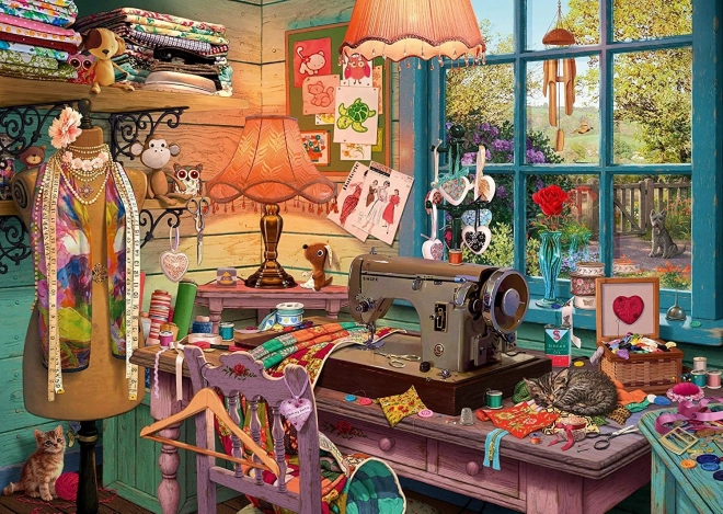 Puzzle Schmidt Secret Atelier de croitorie 1000 piese