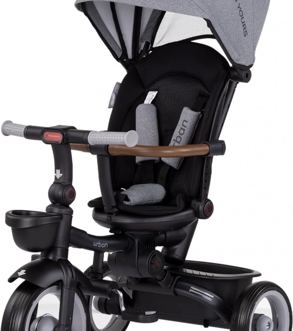 Chipolino Tricicletă cu copertină Urban 2în1 Antracit