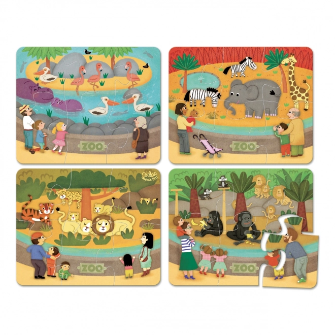 Puzzle din lemn tema zoo