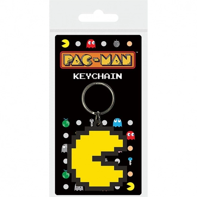 Breloc Pac Man Pixel din Cauciuc