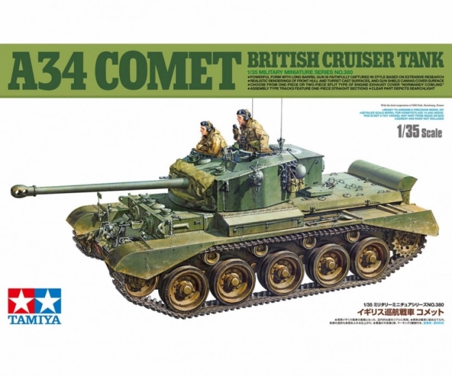 Model tanc britanic A34 Comet scara 1/35