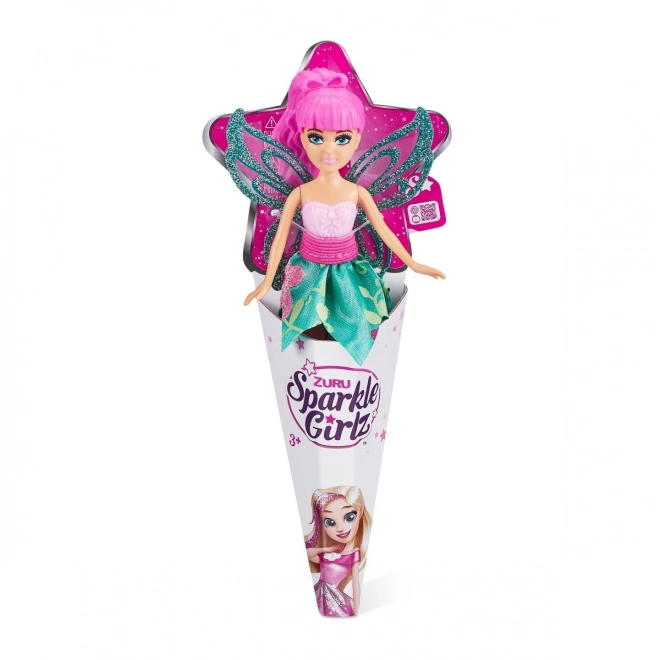 Păpușă Mini Sparkle Girlz 10 cm în set cartonat 24 bucăți