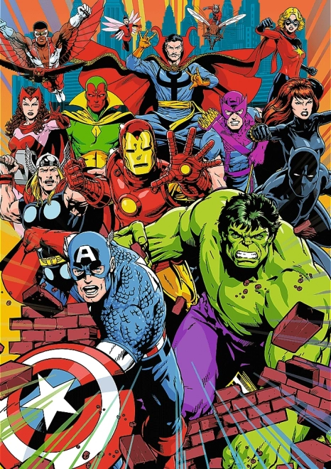 Puzzle 1000 piese Marvel Heroes