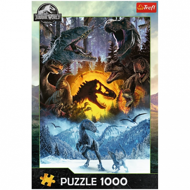Puzzle Parcul Jurassic 1000 piese
