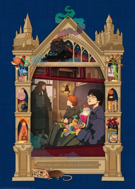 Puzzle Harry Potter: Hogwarts de 1000 piese