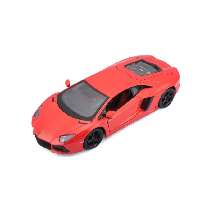 Model de mașină Lamborghini Aventador Coupé Maisto, metalic, 1:24