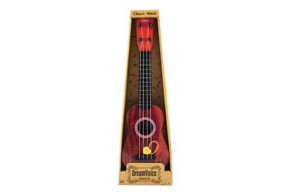 Ukulele din plastic cu chitară și pană muzicală