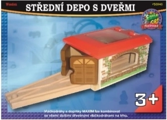 Depoul mediu Maxim pentru trenulețe cu uși