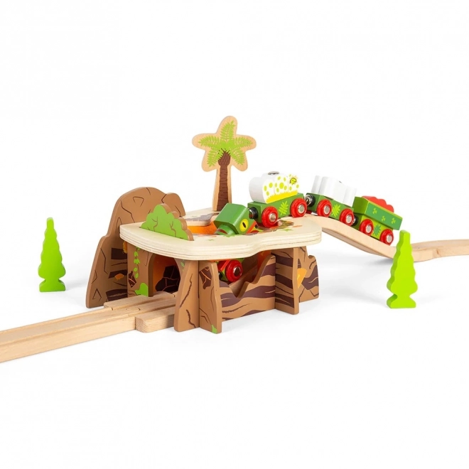 Tunel groapă de lavă Bigjigs Rail