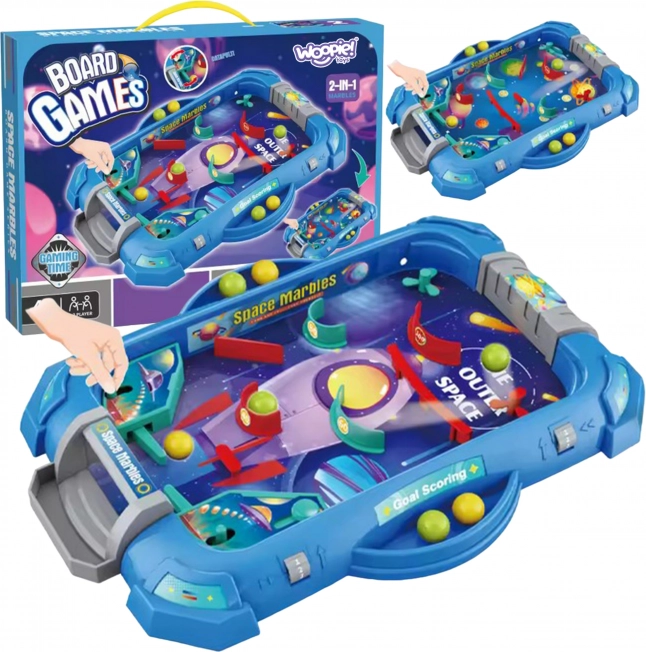 WOOPIE joc de îndemânare Flipper "Joc Cosmic" 2v1