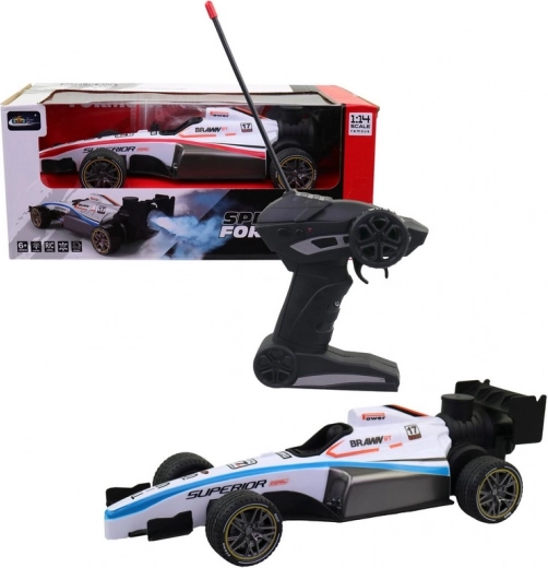 Mașină de Formula 1 cu telecomandă, cu fum și lumini