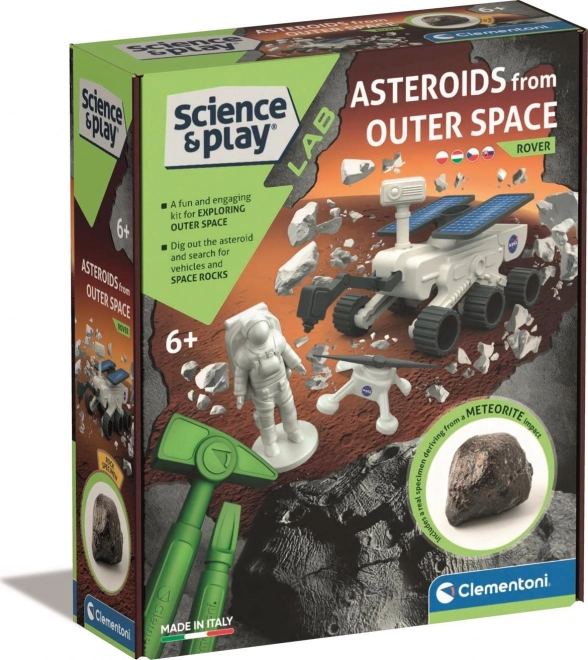 clementoni science&play trusă explorator NASA cu asteroid