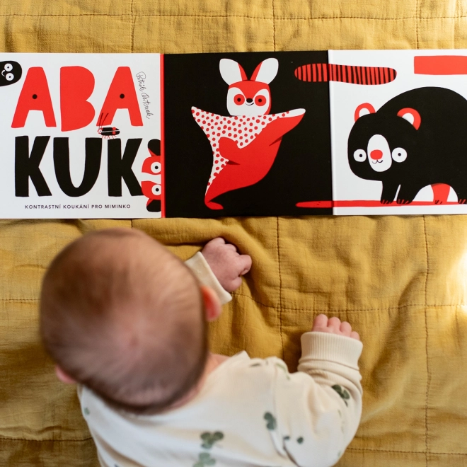 Ababu Leporelo De Contrast Pentru Bebeluși Cu Ilustrații De Patrik Antczak