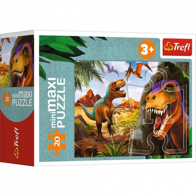 Puzzle Trefl dinozauri: Tyrannosaurus Rex