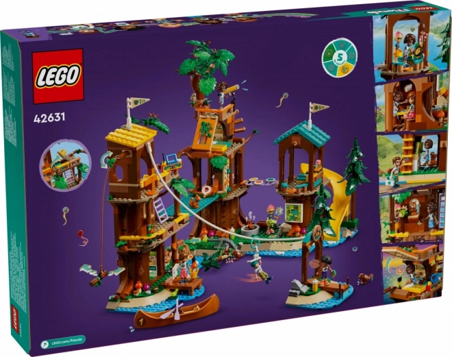 Domec de camping LEGO Friends în copac