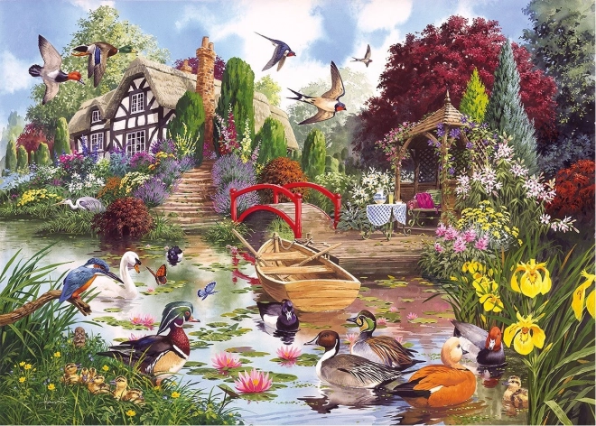 Puzzle Gibsons Flora și Fauna 4x500 piese