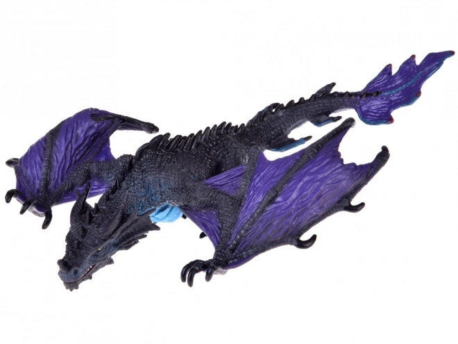 Figurină dragon violet majestuos