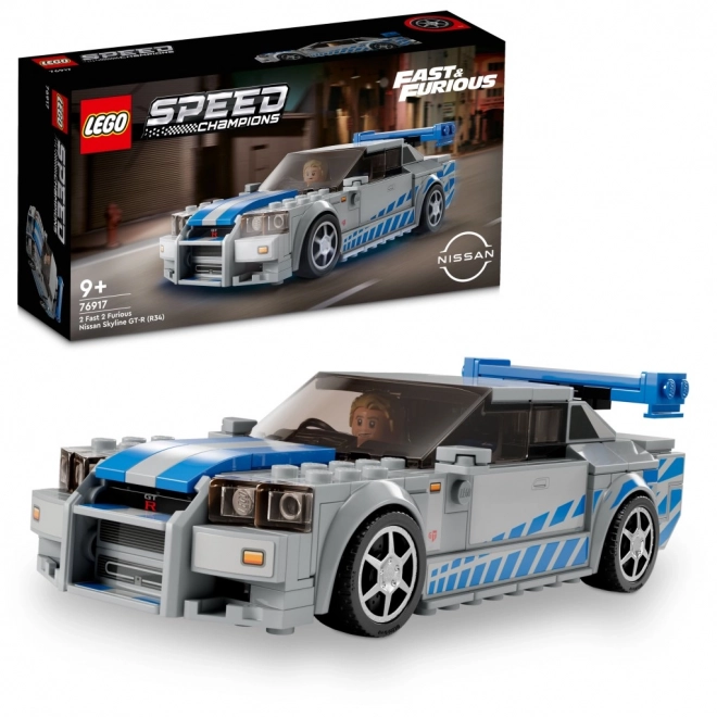 Set Lego Speed Champions Nissan Skyline GT-R inspirat de seria Fast & Furious