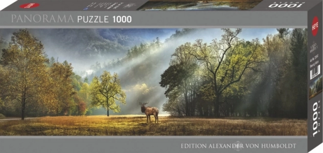 Puzzle panoramic Bună dimineața 1000 piese