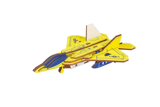 Puzzle 3D din lemn Stihacă F22 Raptor