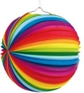Lampion curcubeu 25 cm