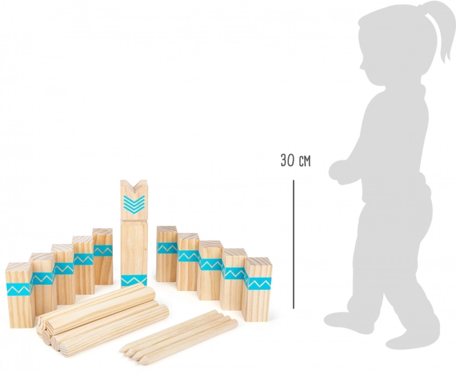 cuburile vikingilor - joc kubb din lemn fsc