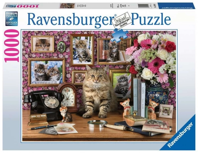 Puzzle Ravensburger draga mea pisică 1000 piese