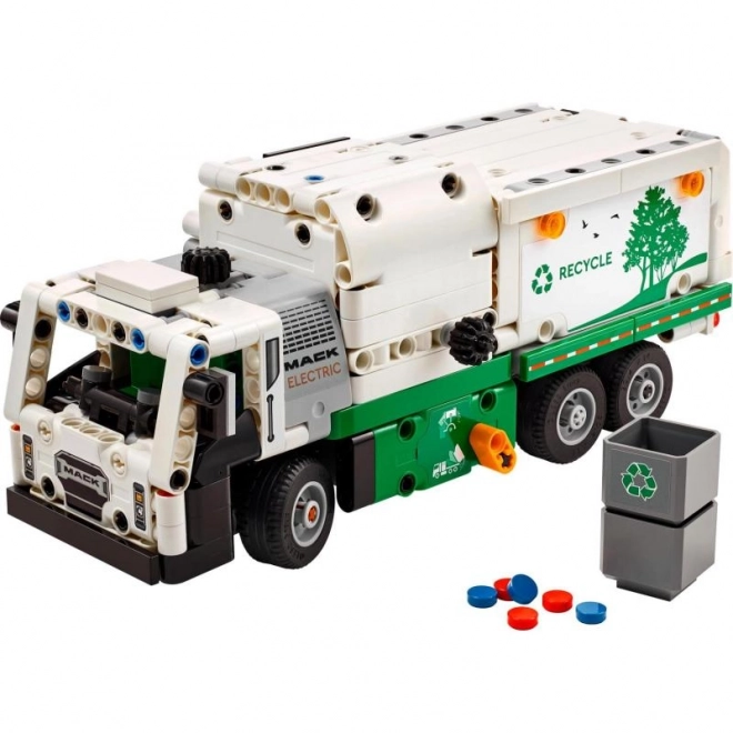 Camion electric pentru colectarea deșeurilor LEGO Technic Mack LR