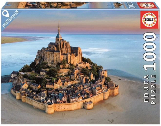 Educa puzzle Mont Saint Michel din aer 1000 piese