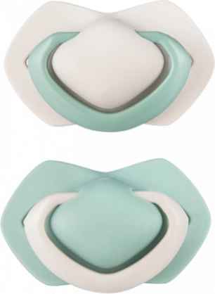 Canpol babies set de suzete simetrice din silicon 18m+ Pure Color verde