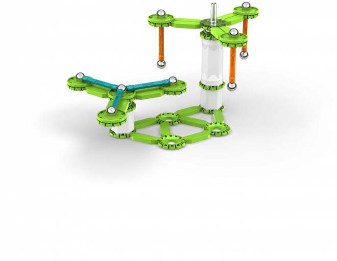 Geomag mecanică furtuni de mișcare set 96 de piese