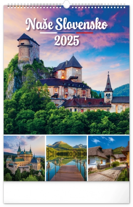 Calendar de perete Naše Slovensko 2025