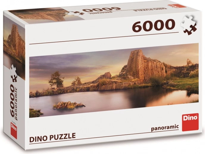 Imagine panoramică a formațiunii Panská skála