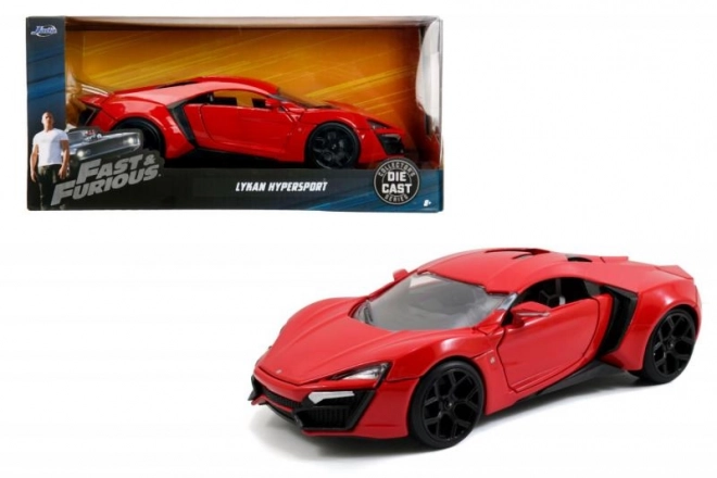 mașină die-cast Lykan Hypersport Războinicii Volanului 1:24