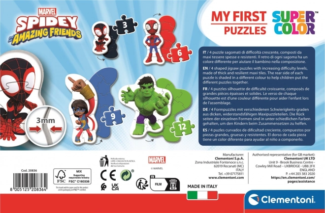 Prima mea puzzle cu Spidey și prietenii săi uimitori