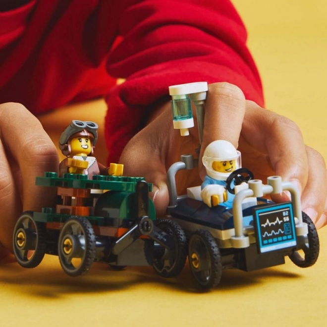 Lego City Set de curse: Avion vs Pat de spital